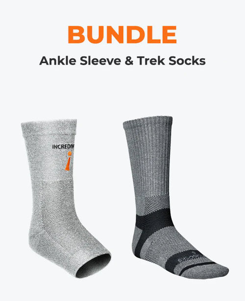 Ankle Sleeve and Trek Socks