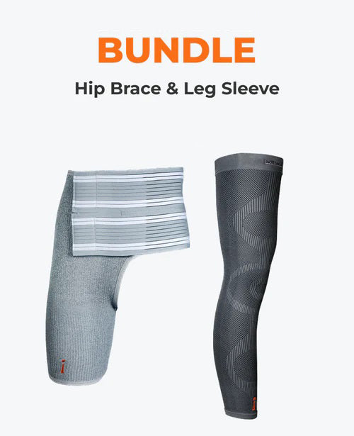 HIP BRACE AND LEG SLEEVE BUNDLE