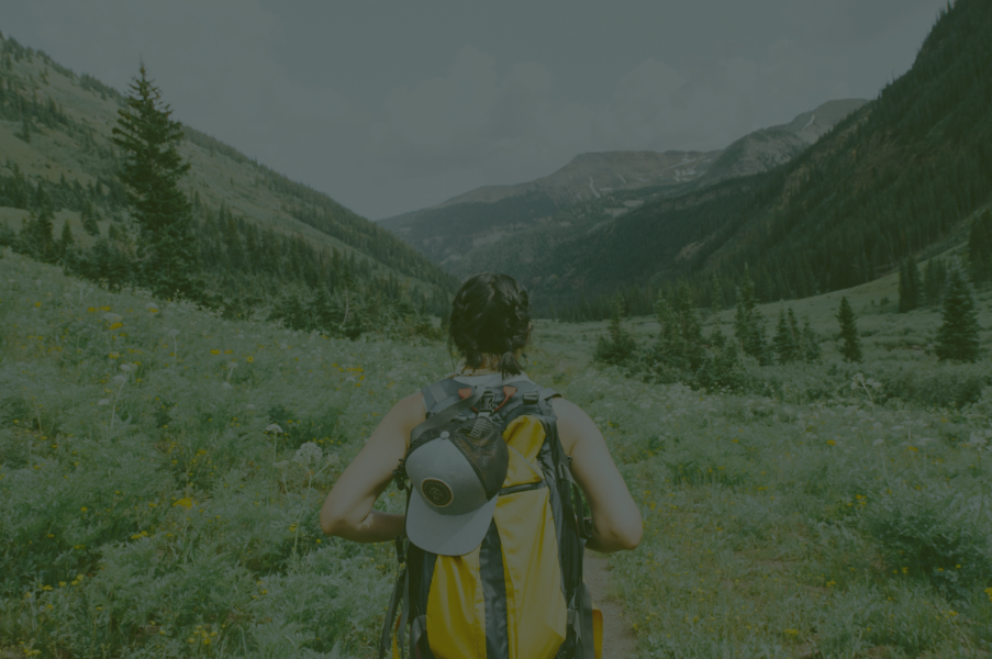 A Woman on Hiking Image